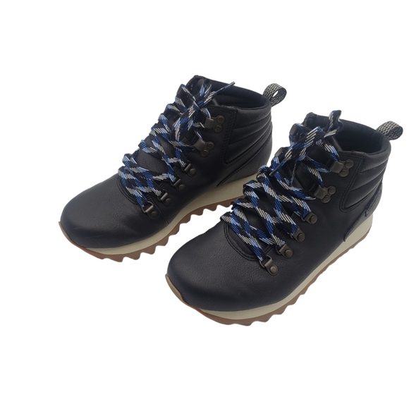 MERRELL Alpine Hike Women Black Hiking Boots Size 8 - Picture 4 of 10
